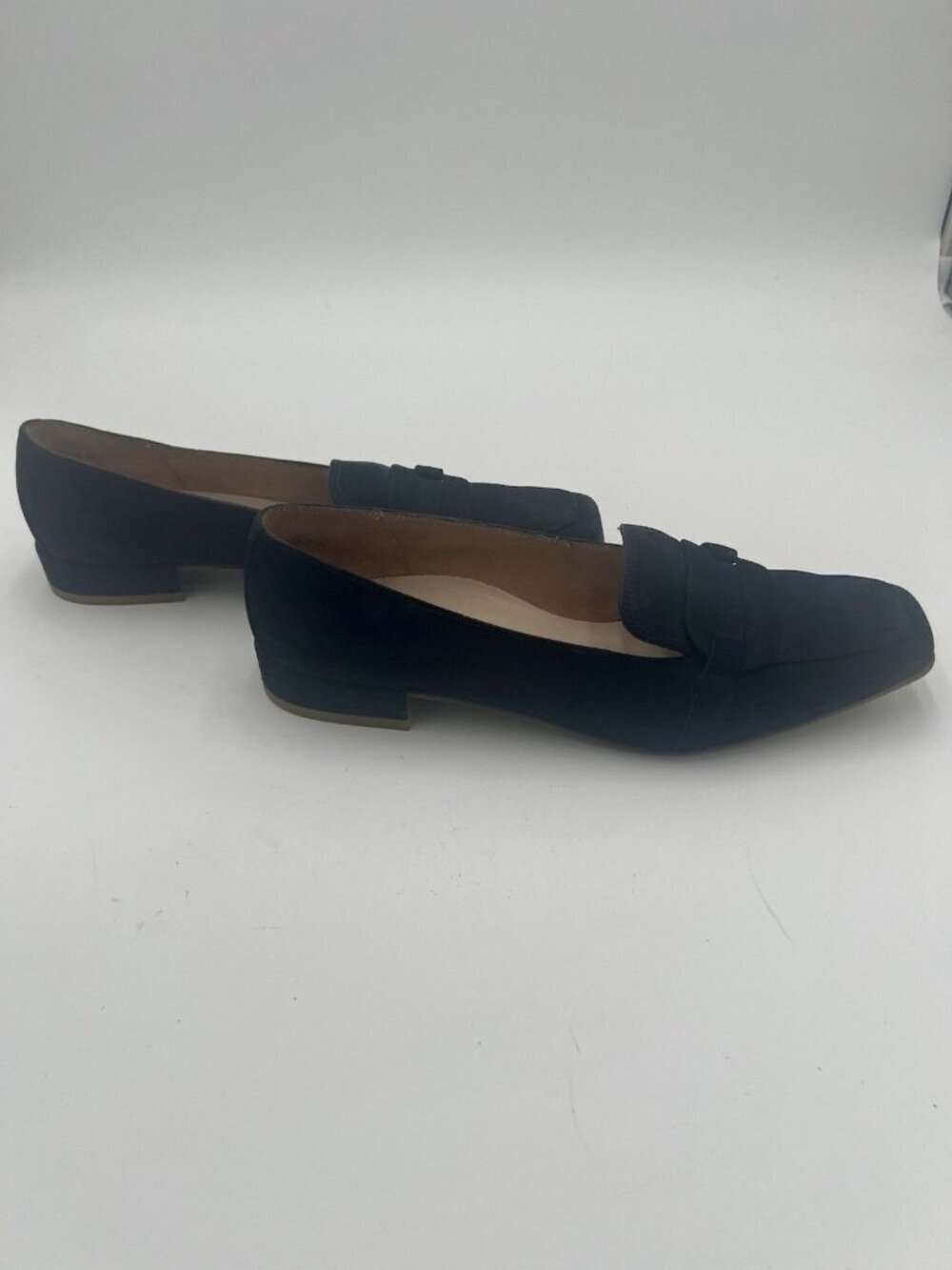 Paul Green Ramona Loafers 10 Navy Suede Slip On Flats Austria Soft Leather EUC - Picture 6 of 16